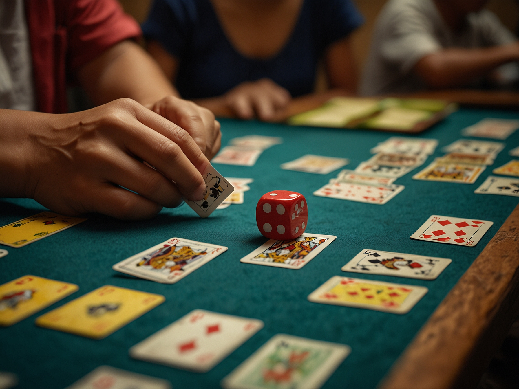 Local card game and fishing game thumbnails